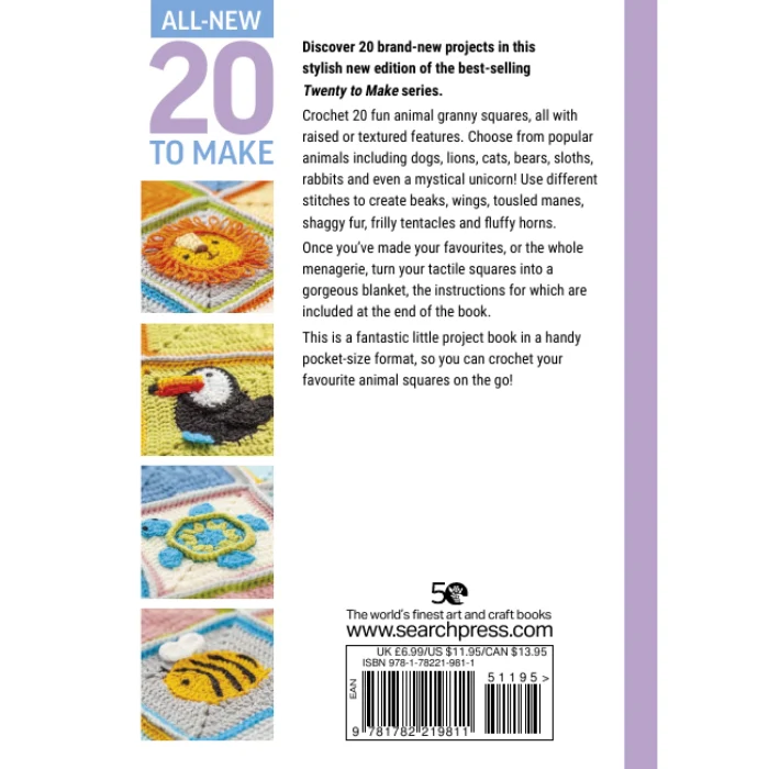 All-New 20 To Make: Animal Granny Squares - Image 5