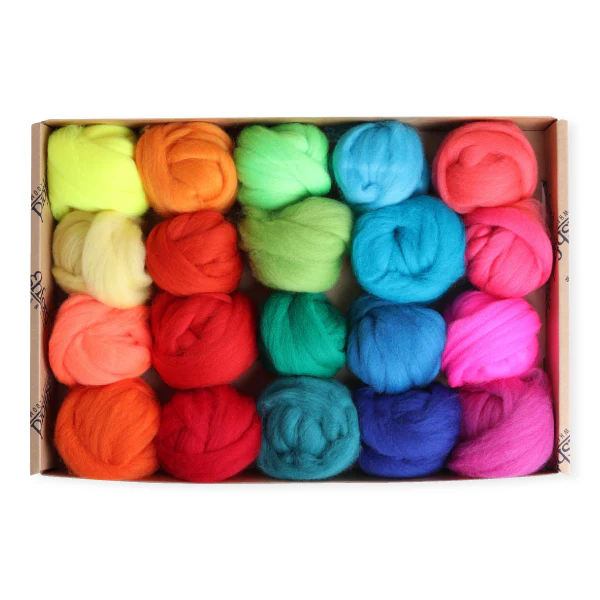 Ashford Corriedale 20 Colour Sampler Pack - Image 3