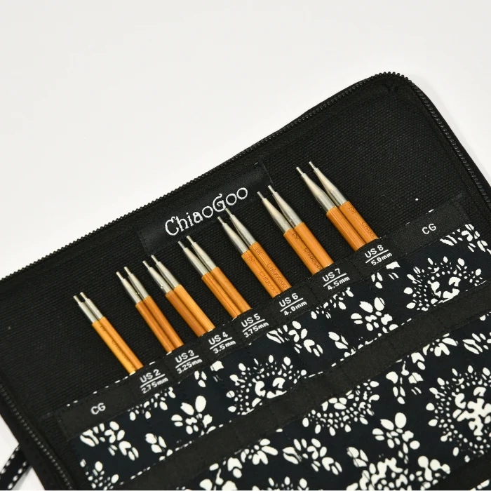 ChiaoGoo Spin Bamboo Interchangeable Set 5" (13cm) - Complete - Image 4
