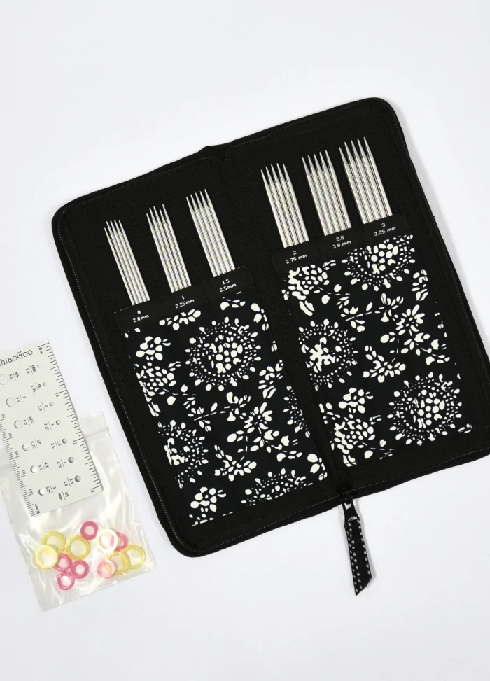 ChiaoGoo Stainless Steel DPN Sock Set 15cm (6″)
