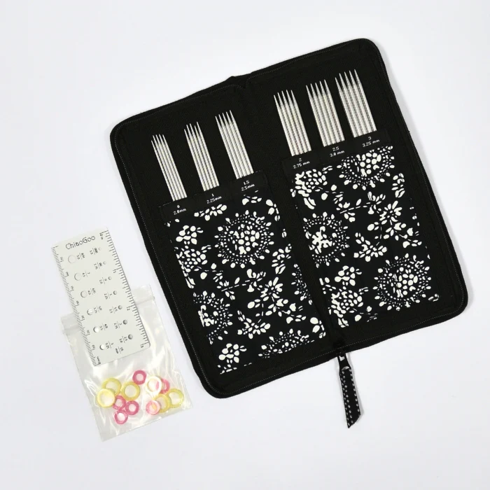 ChiaoGoo Stainless Steel DPN Sock Set 15cm (6″) - Image 5