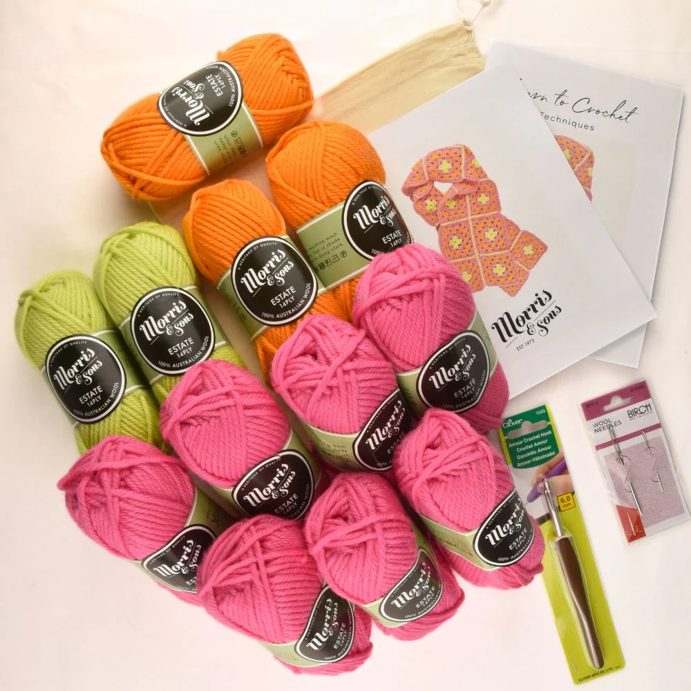 Class in a Box: Learn to Crochet a Scarf Kit - Image 3