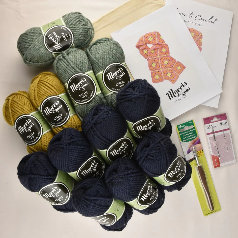 Class in a Box: Learn to Crochet a Scarf Kit - Image 4