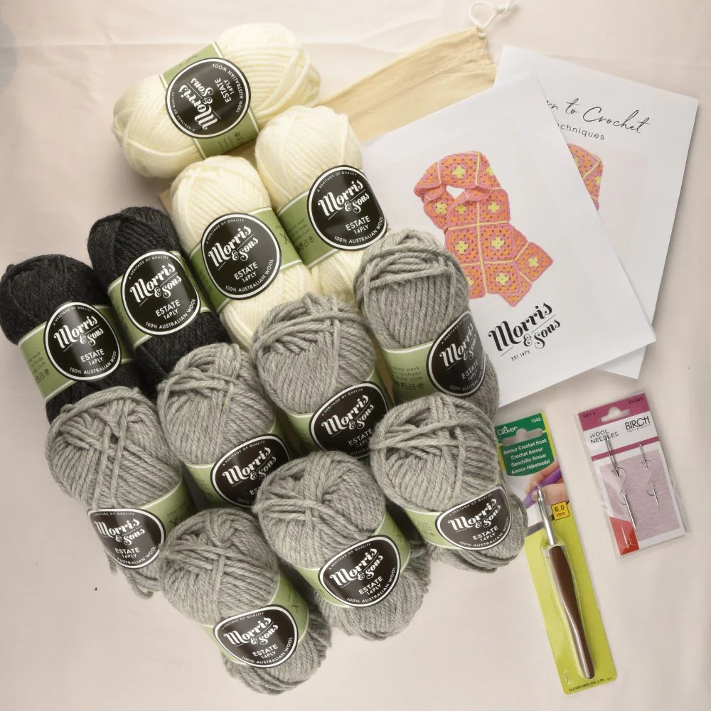 Class in a Box: Learn to Crochet a Scarf Kit - Image 5