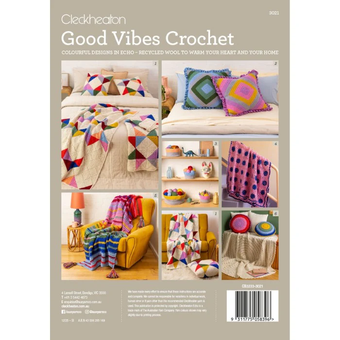 Cleckheaton Good Vibes Crochet Pattern Book - Image 5