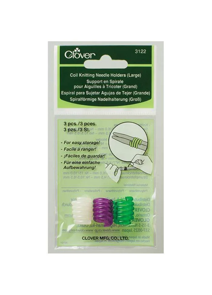 Clover Coil Knitting Needle Holders - Image 2