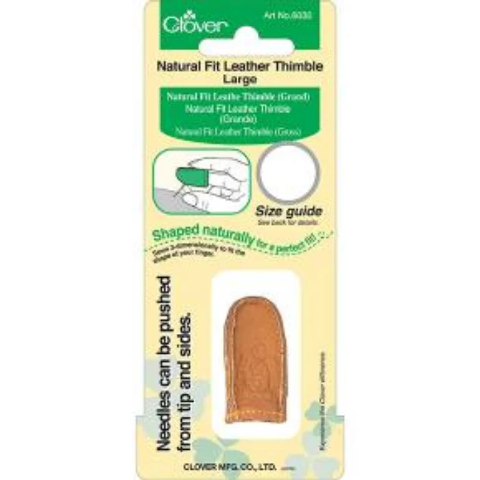 Clover Natural Fit Leather Thimble - Image 4
