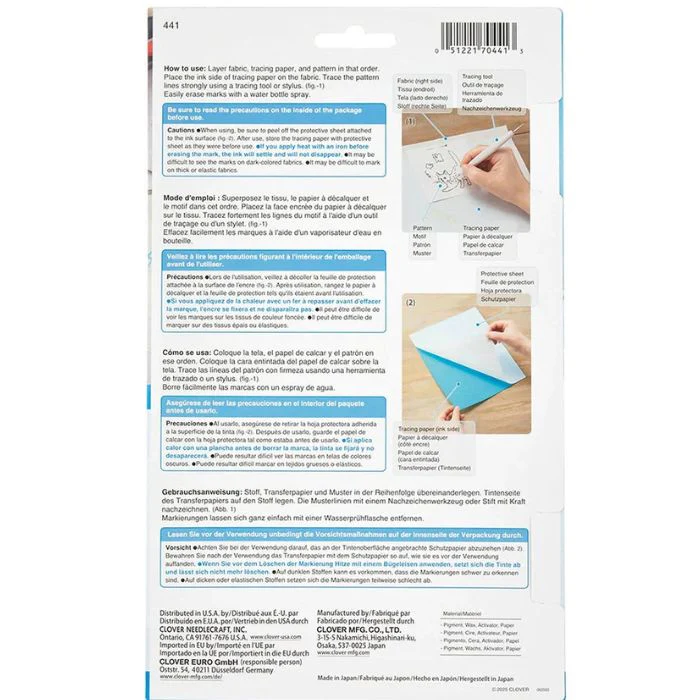 Clover Water Erasable Tracing Paper - Image 3
