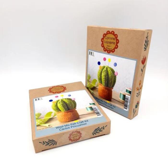 Corinne Lapierre Cactus Pincushion Felt Craft Mini Kit - Image 3