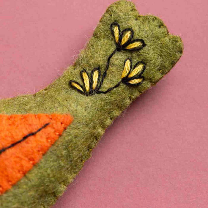 Corinne Lapierre Folk Birds Felt Craft Kit - Image 5
