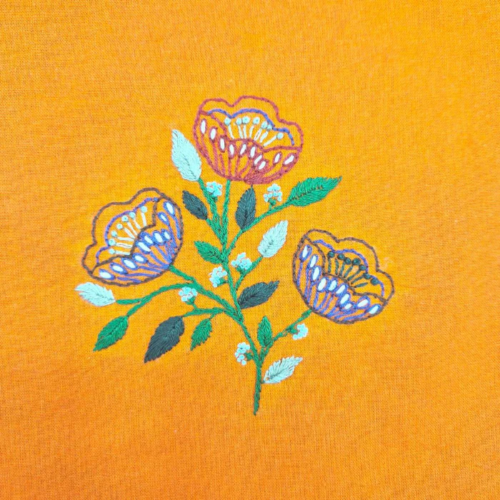 Corinne Lapierre Folk Flower Stick and Stitch Embroidery Designs - Image 2