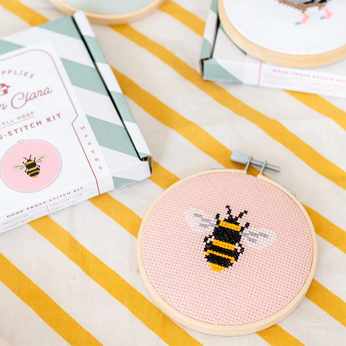 Cotton Clara Bee Cross Stitch Kit - Image 4