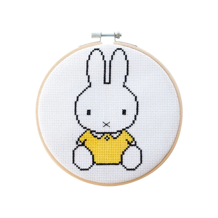 Cotton Clara Miffy Yellow Cross Stitch Kit - Image 2