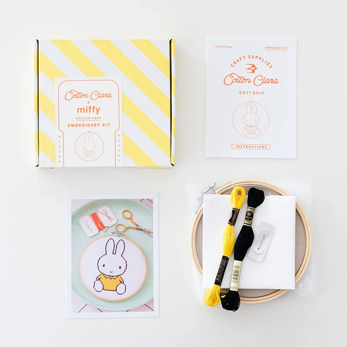 Cotton Clara Miffy Yellow Cross Stitch Kit - Image 3