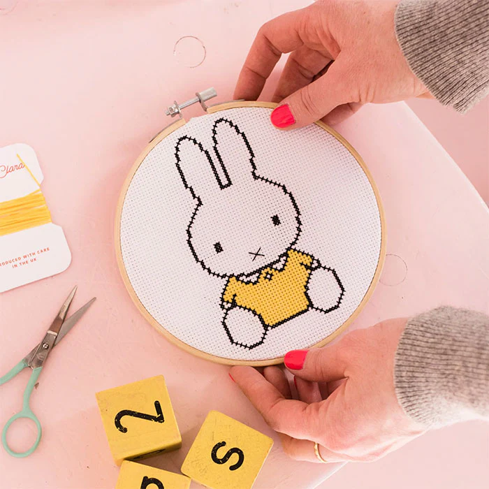 Cotton Clara Miffy Yellow Cross Stitch Kit - Image 4