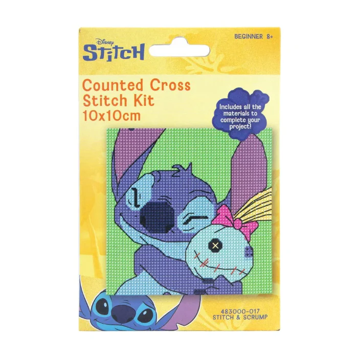Disney Stitch & Scrump Cross Stitch Kit - Image 2