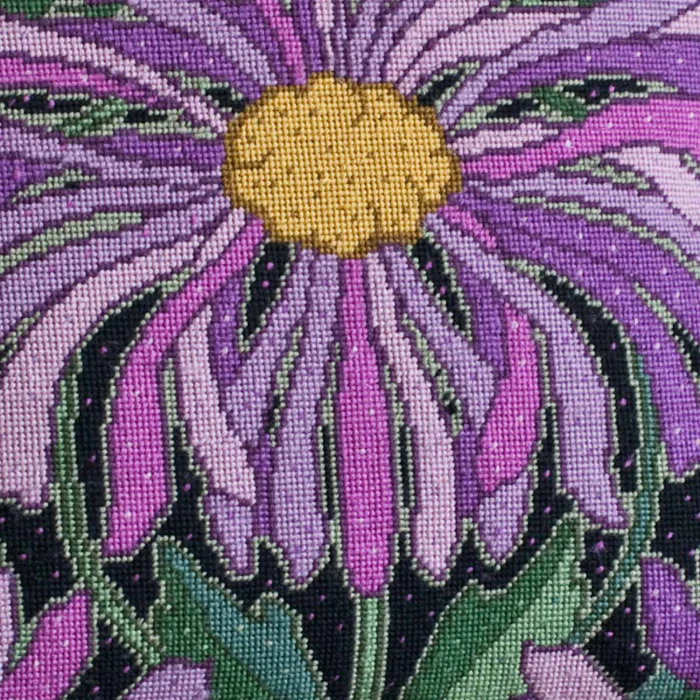 Ehrman Asters Cushion - Image 2