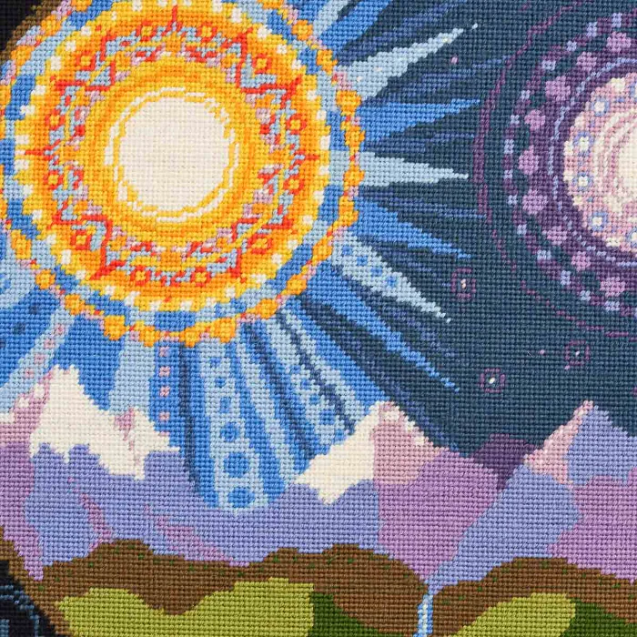 Ehrman Day Four: Sun, Moon And Stars Cushion - Image 2