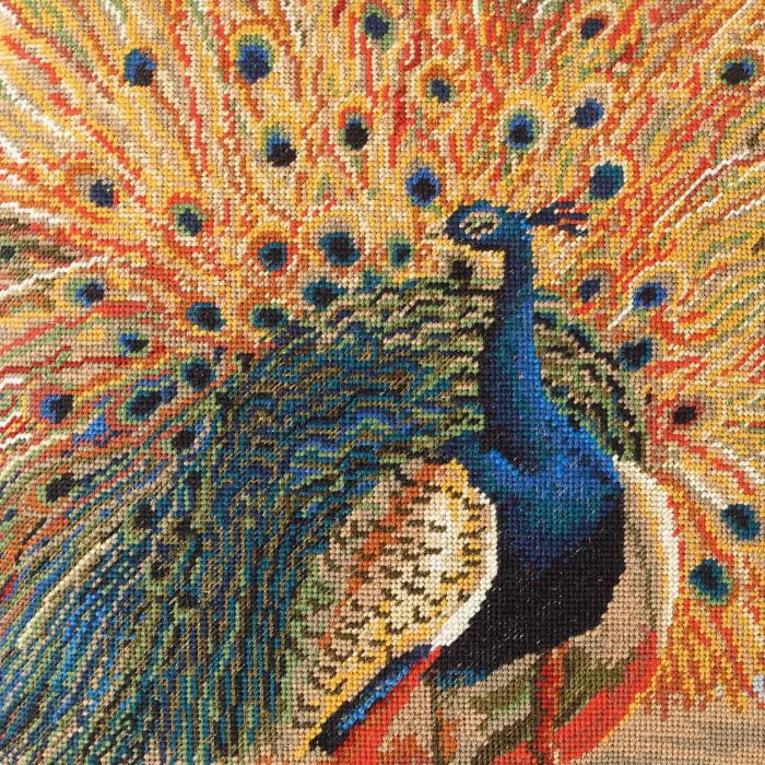 Ehrman Peacock Cushion - Image 3