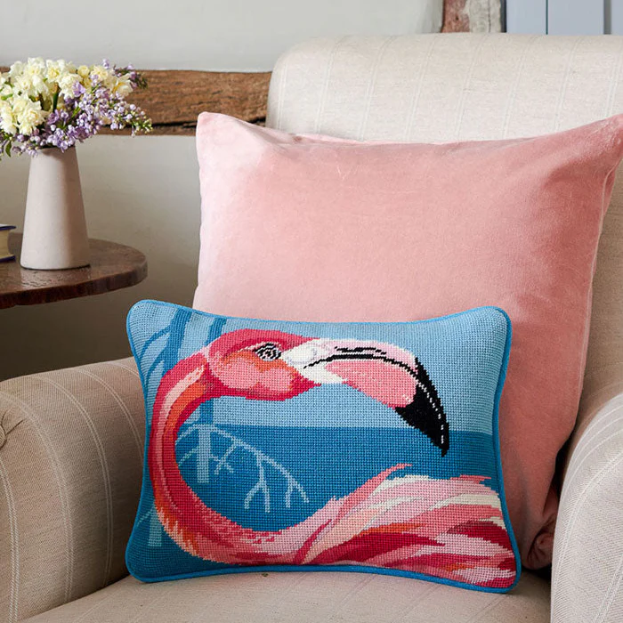 Ehrman Pretty Flamingo Cushion - Image 3