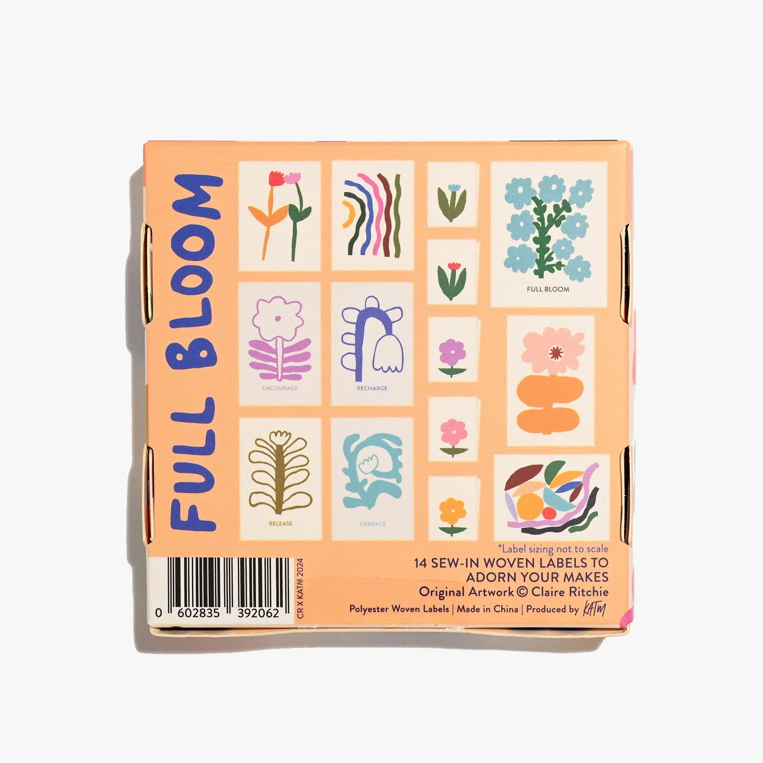 KYLIE AND THE MACHINE FULL BLOOM | Claire Ritchie x KATM Collaboration Sew-in Labels - Image 14