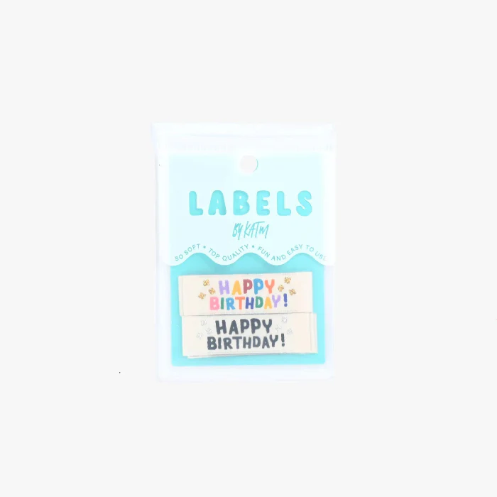 KYLIE AND THE MACHINE Happy Birthday! Sew-In Labels - Image 4