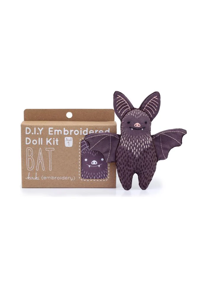 Kiriki Press Bat Embroidery Kit