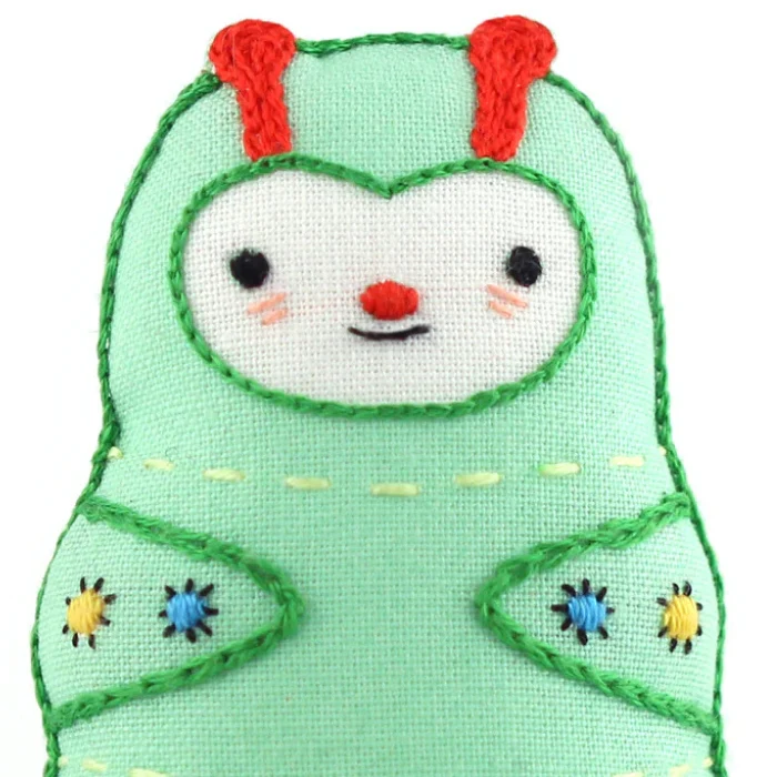 Kiriki Press Caterpillar Embroidery Kit - Image 3