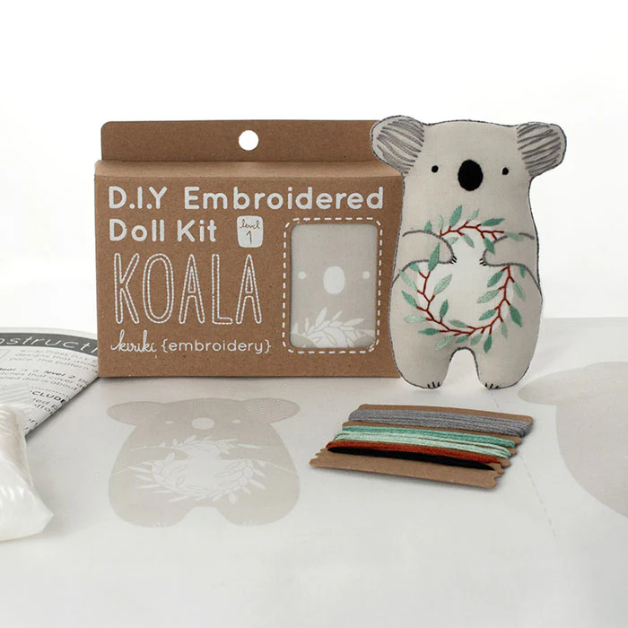 Kiriki Press Koala Embroidery Kit - Image 3