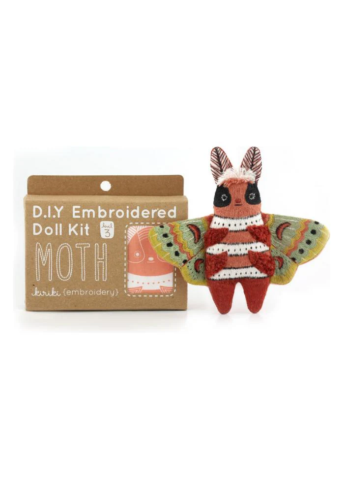 Kiriki Press Moth Embroidery Kit