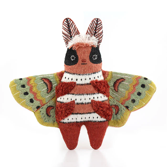 Kiriki Press Moth Embroidery Kit - Image 2