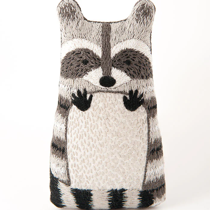 Kiriki Press Raccoon Embroidery Kit - Image 2