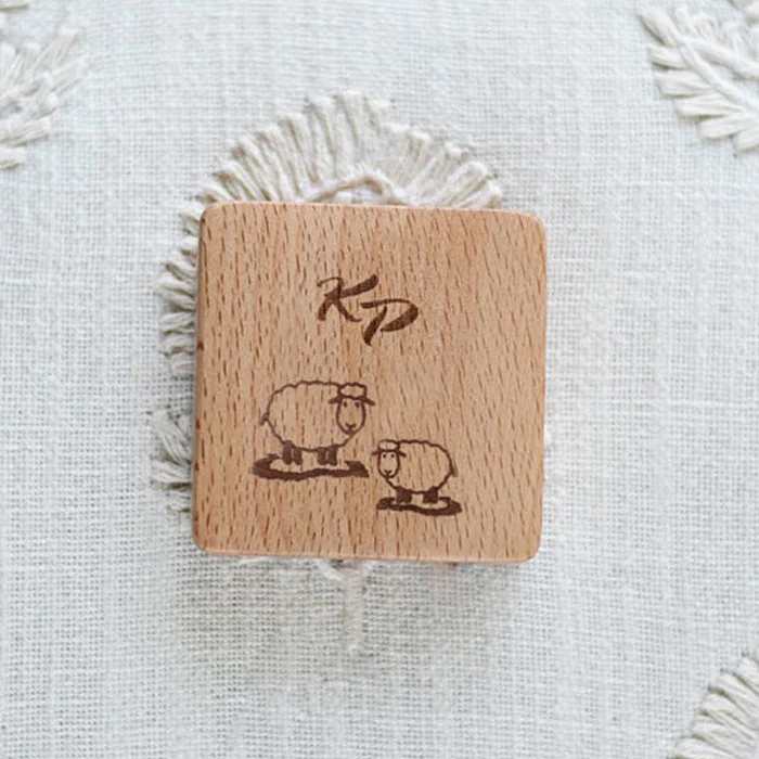 KnitPro Square Wooden Retractable Tape Measure - Image 3