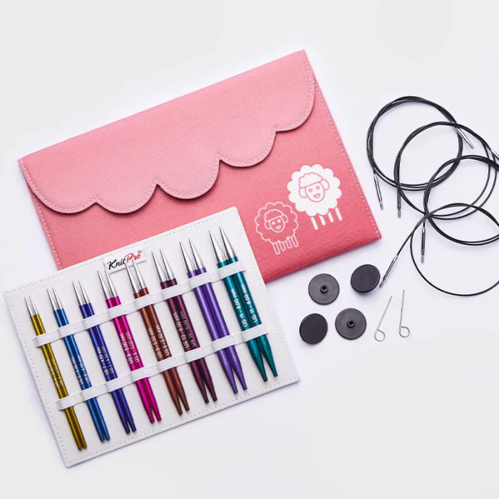 KnitPro Zing Interchangeable Needle Deluxe Set 13cm - Image 2