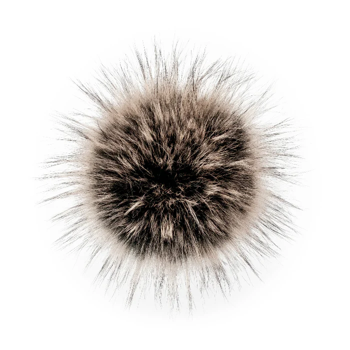 LovaFur 100% Vegan Faux Fur Pom Poms Large - Image 16