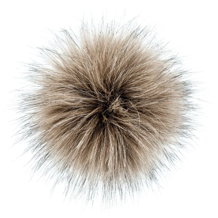 LovaFur 100% Vegan Faux Fur Pom Poms Large - Image 2