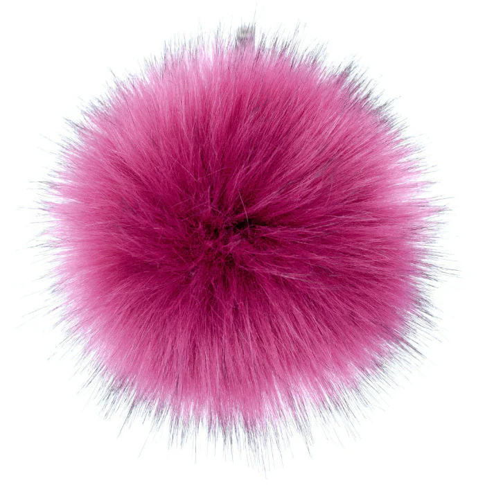 LovaFur 100% Vegan Faux Fur Pom Poms Large - Image 5
