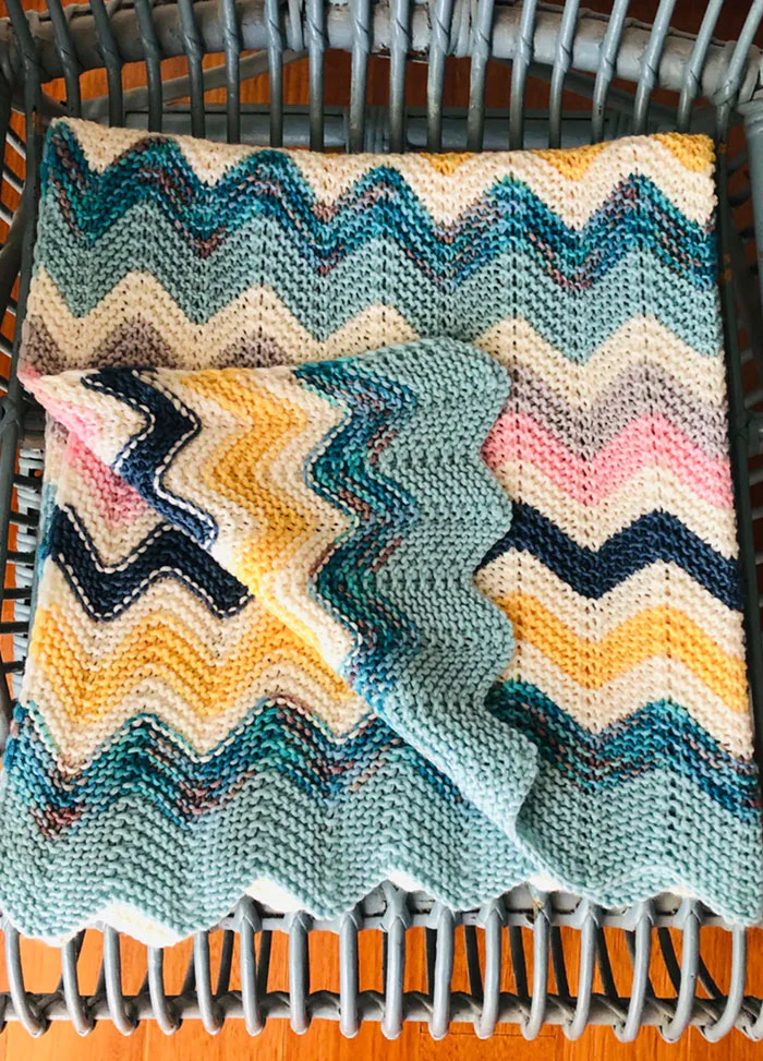 Miami Knit Baby Blanket Pattern - Image 2