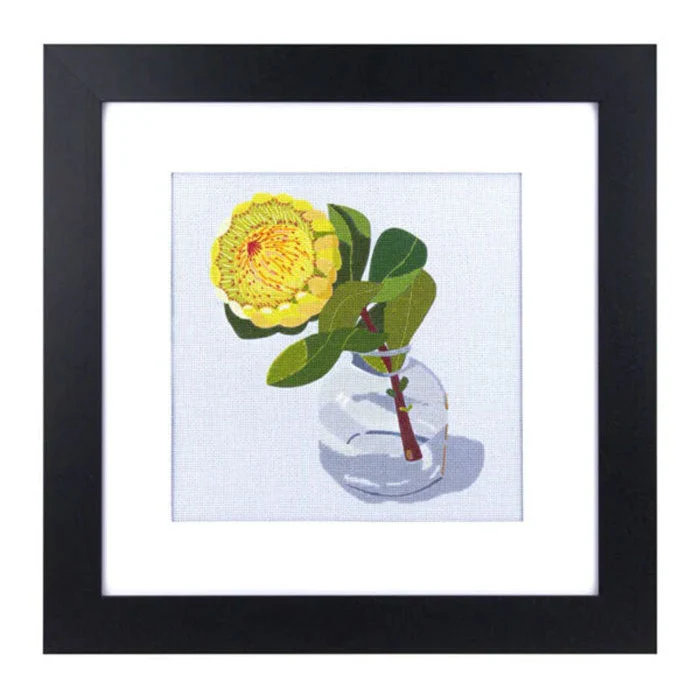 Nicola Woodcock Green Protea Half Stitch Kit - Image 2