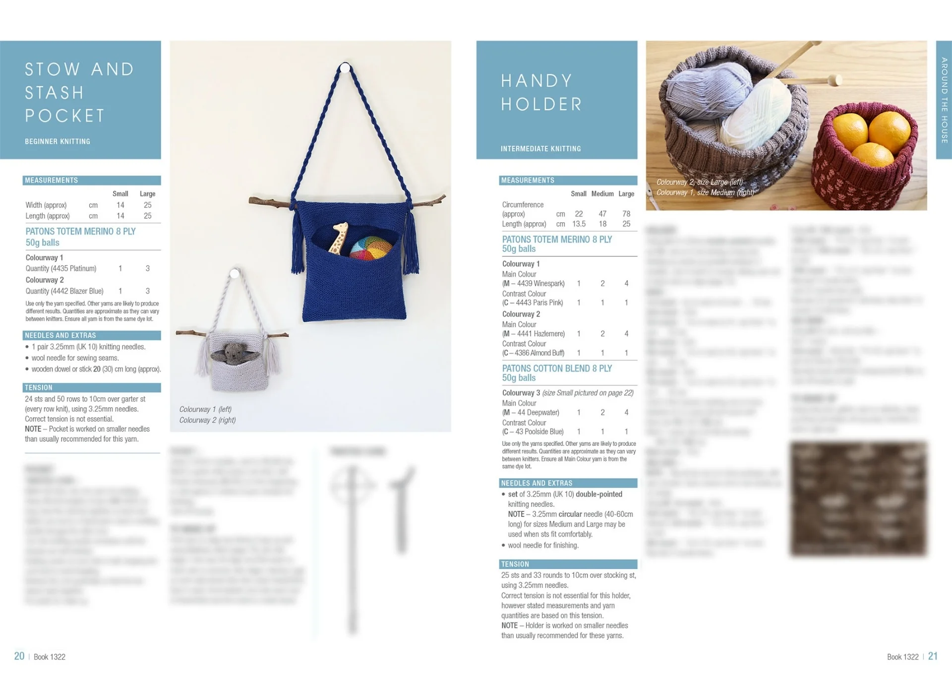 Patons Big Book Of Small Projects Knit 1322 - Image 11