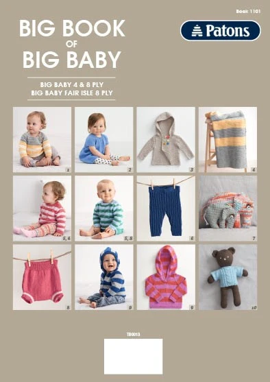 Patons Big Book Of Big Baby 1101 - Image 14