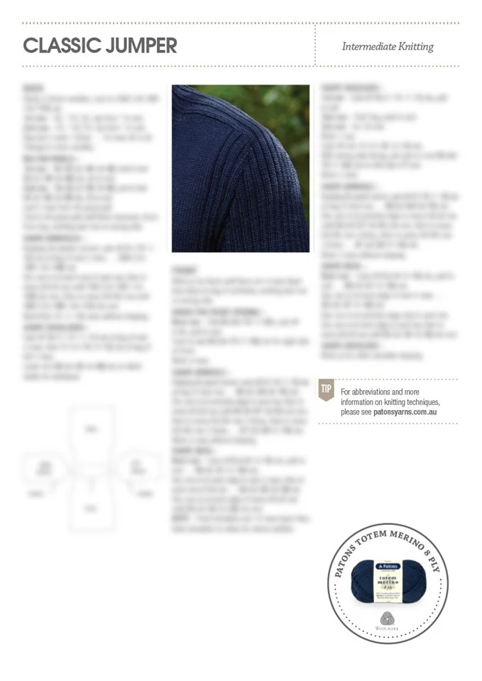 Patons Classic Jumper 0032 - Image 2