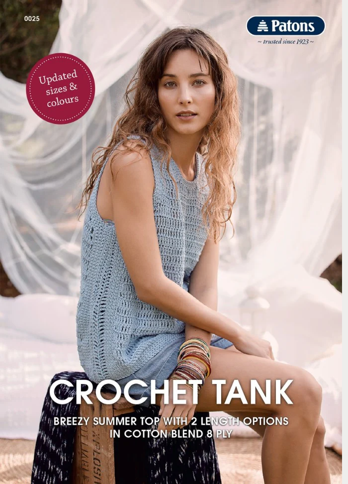 Patons Crochet Tank Pattern