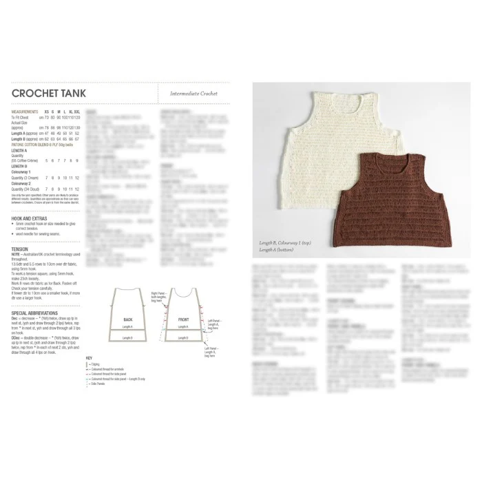 Patons Crochet Tank Pattern - Image 2