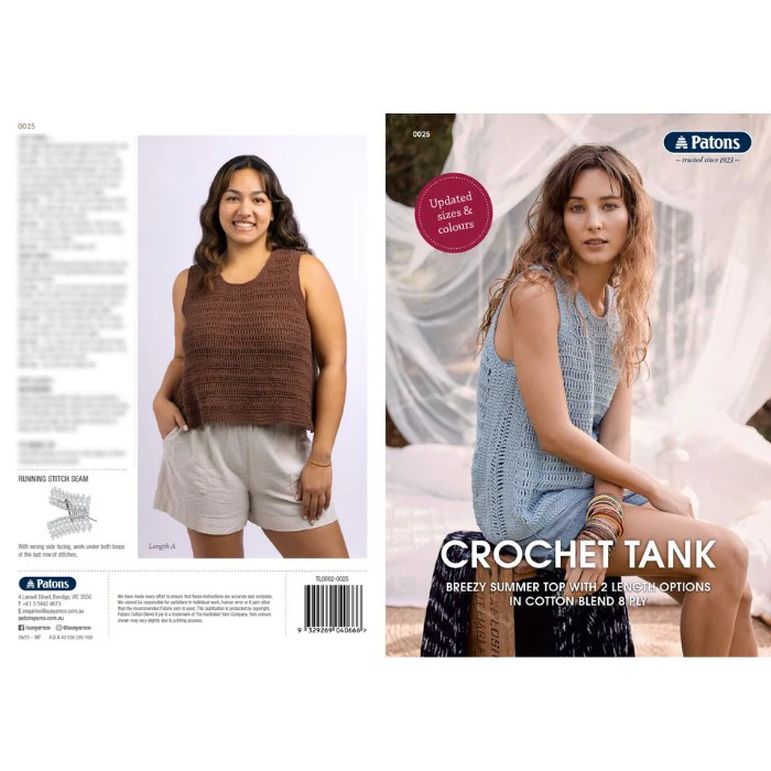 Patons Crochet Tank Pattern - Image 3