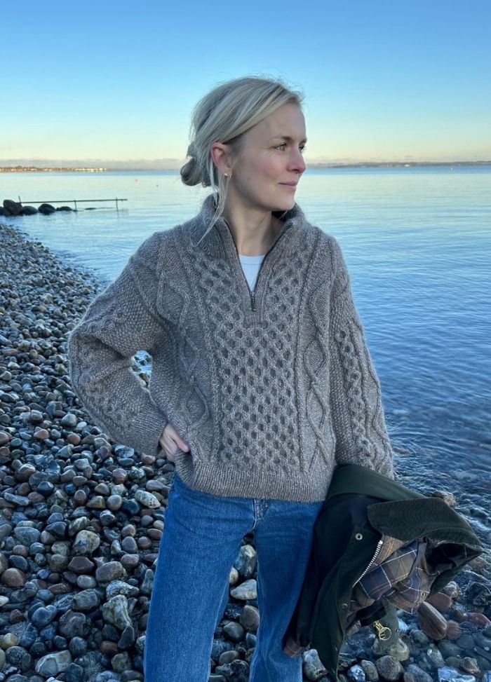 PetiteKnit Dagmar Zipper Sweater Pattern Booklet