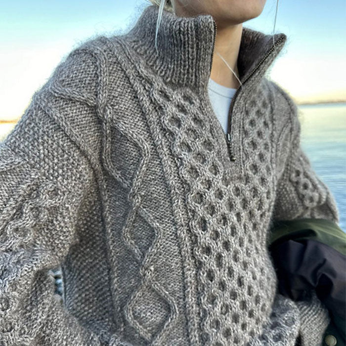 PetiteKnit Dagmar Zipper Sweater Pattern Booklet - Image 2