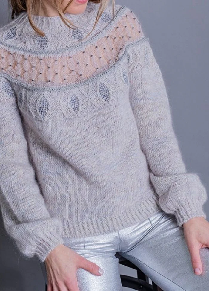 Pope Knits Dragon Scales Sweater Digital Pattern