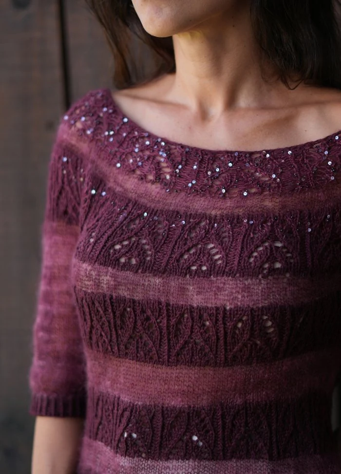 Pope Knits Moulin Rouge Sweater Digital Pattern