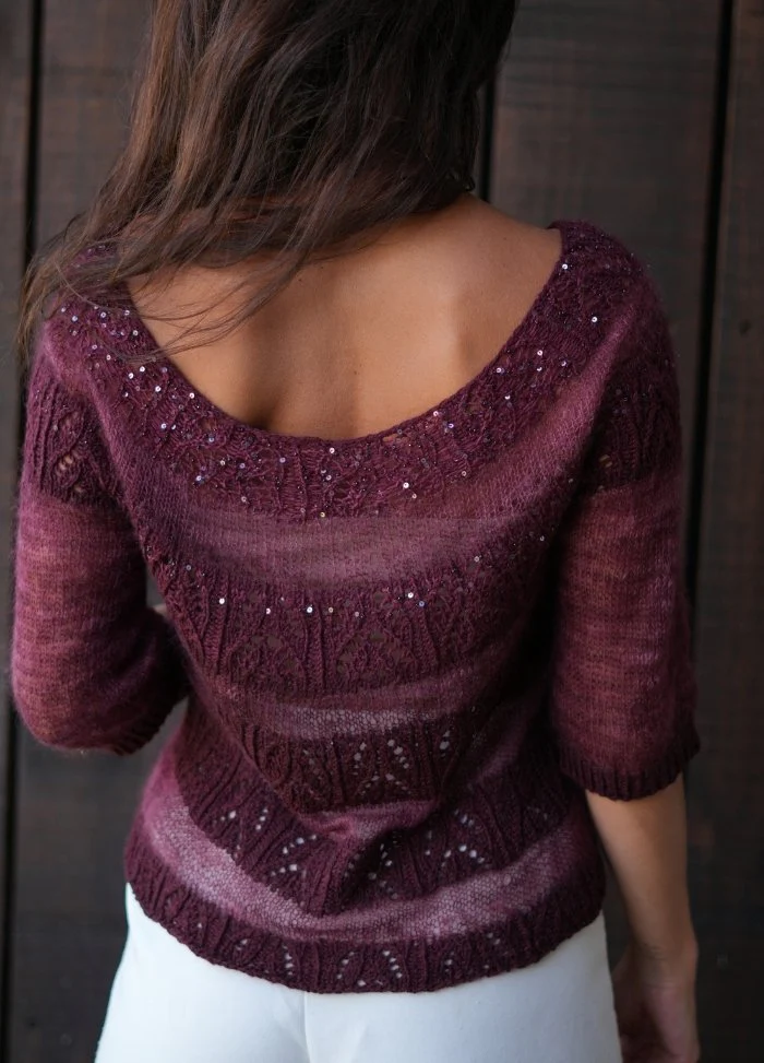 Pope Knits Moulin Rouge Sweater Digital Pattern - Image 2